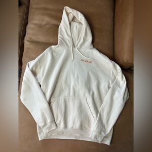 Fashion Nova Cream Color Graphic Savage Tiger Snake Hoodie Men’s Size Large